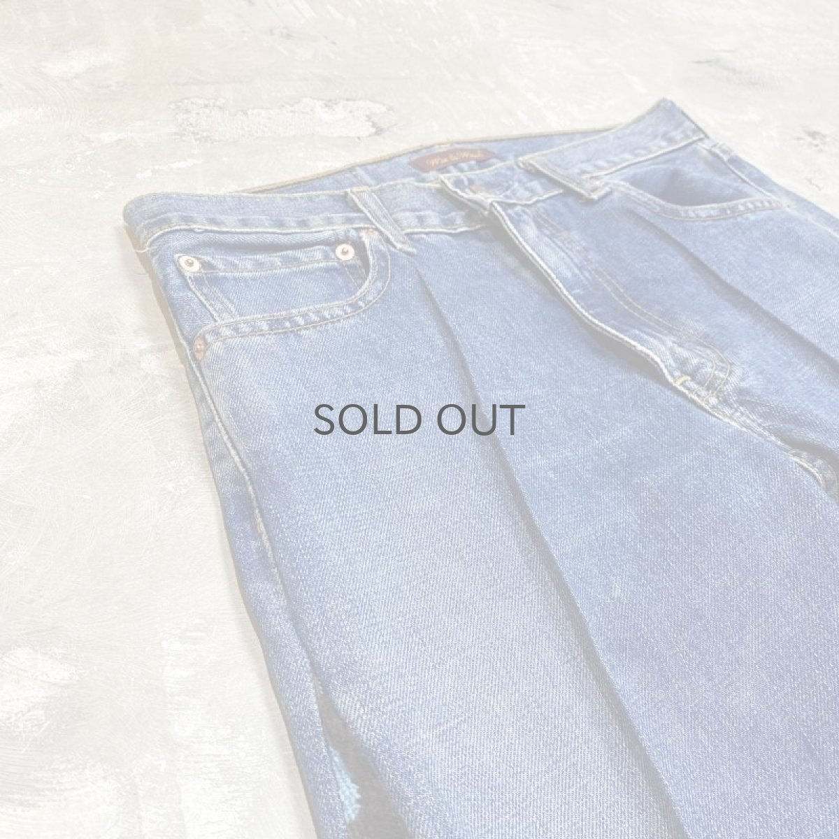 画像3: 【Wiz&Witch】SIDE ORIENTAL WIDE DENIM PANTS / W30 (3)