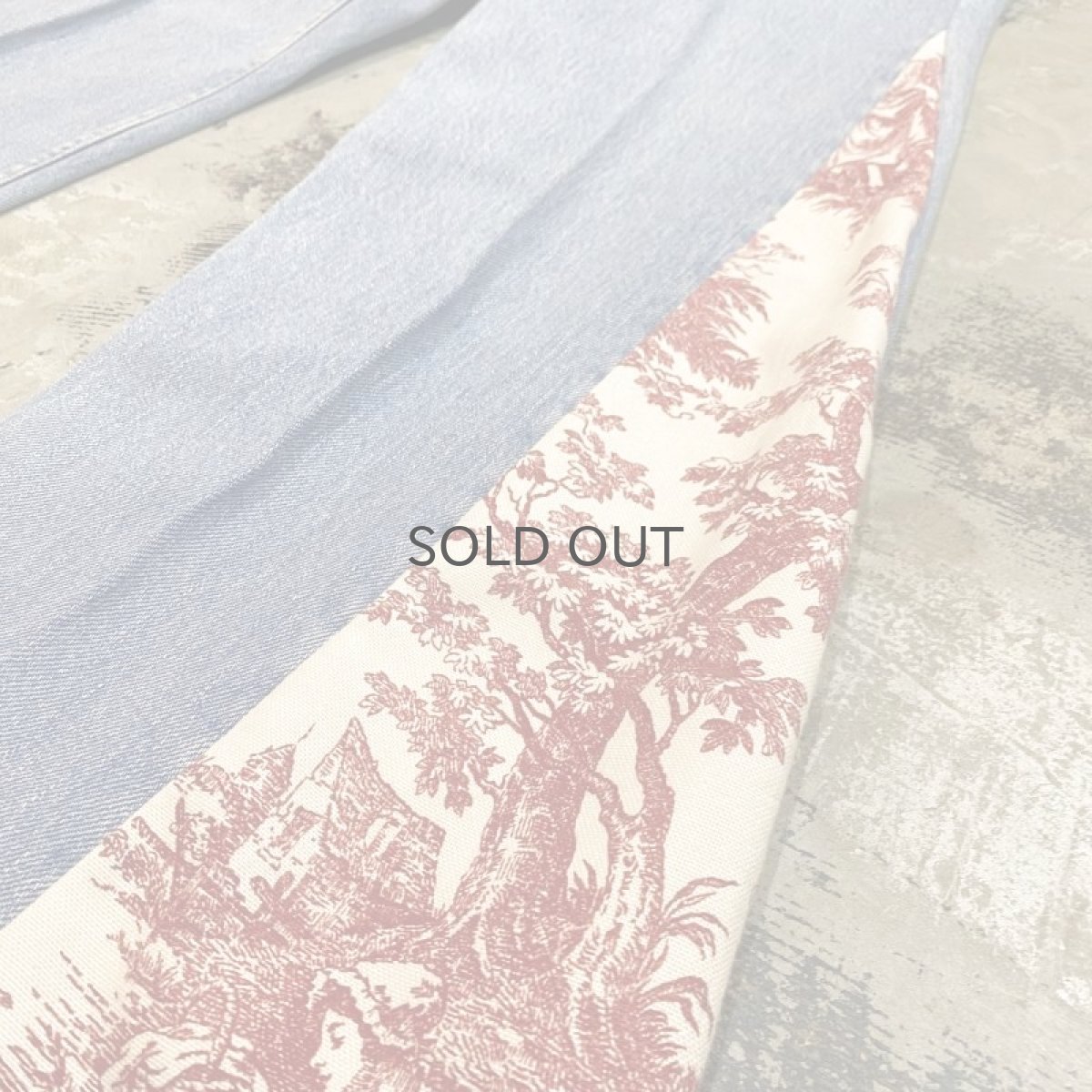 画像6: 【Wiz&Witch】SIDE ORIENTAL WIDE DENIM PANTS / W32 (6)