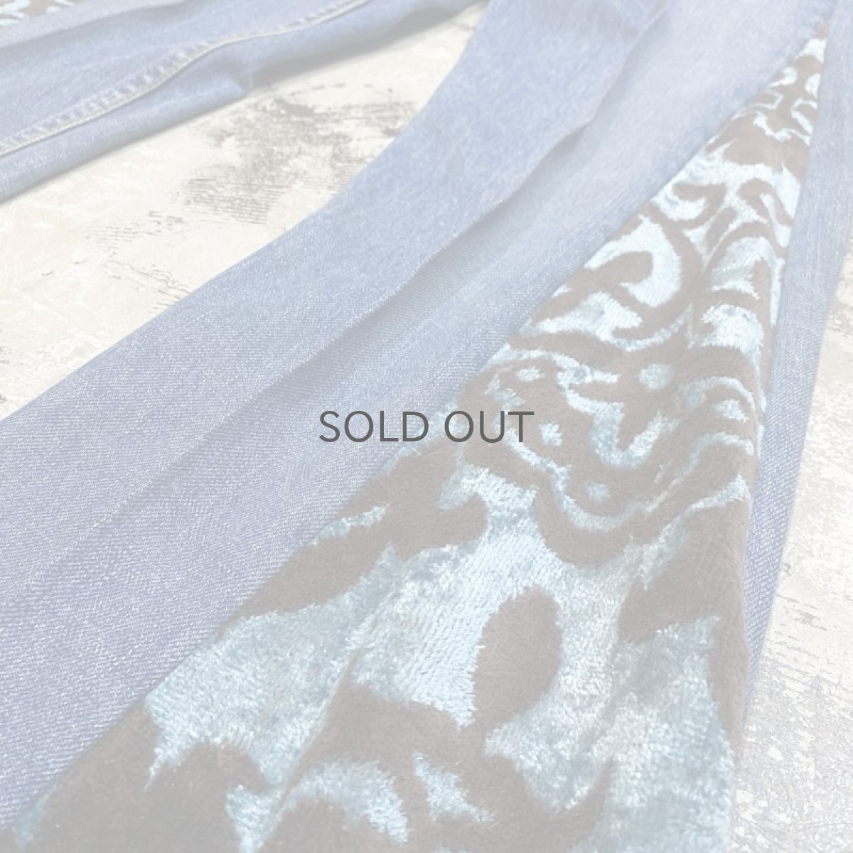 画像6: 【Wiz&Witch】SIDE ORIENTAL WIDE DENIM PANTS / W30 (6)