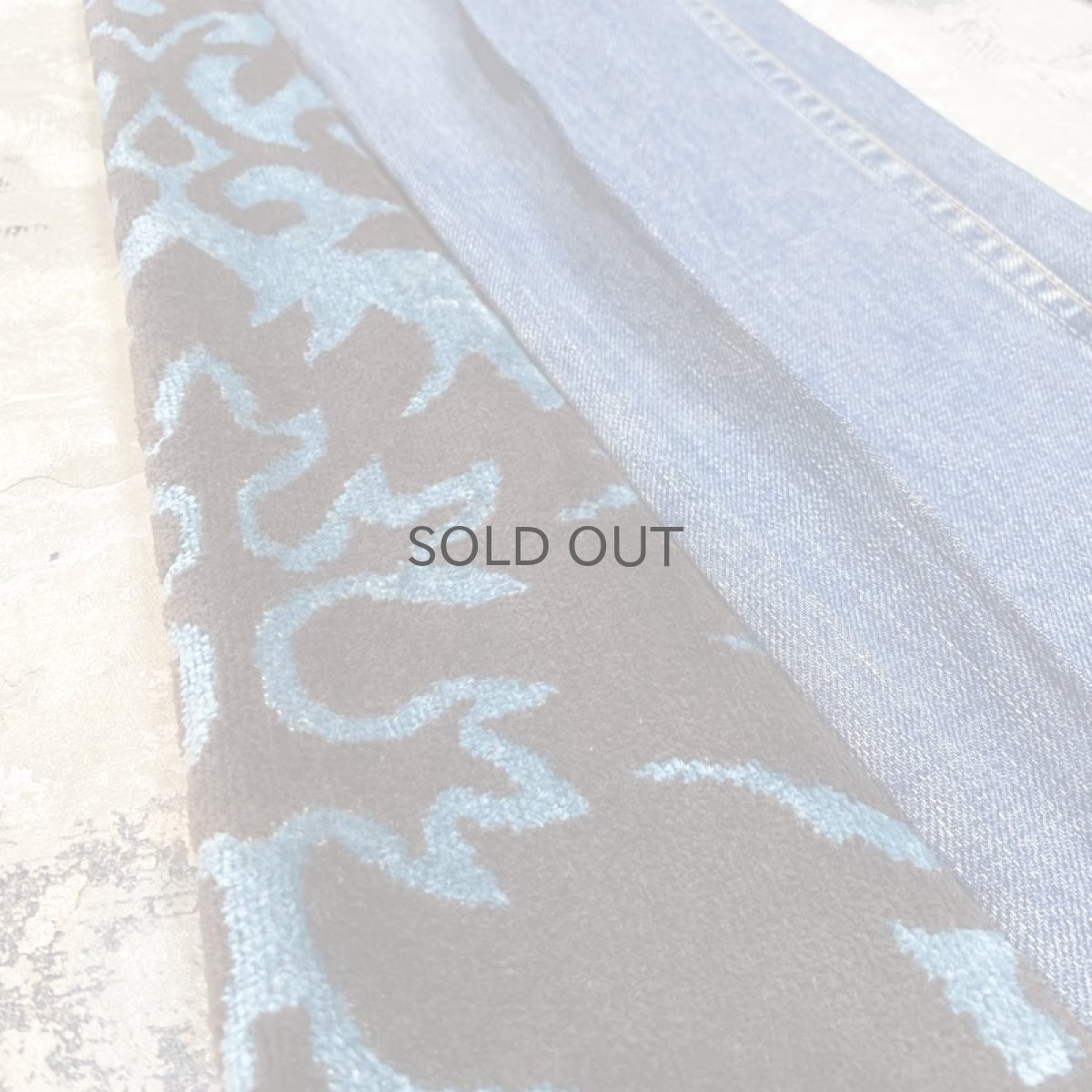 画像7: 【Wiz&Witch】SIDE ORIENTAL WIDE DENIM PANTS / W30 (7)