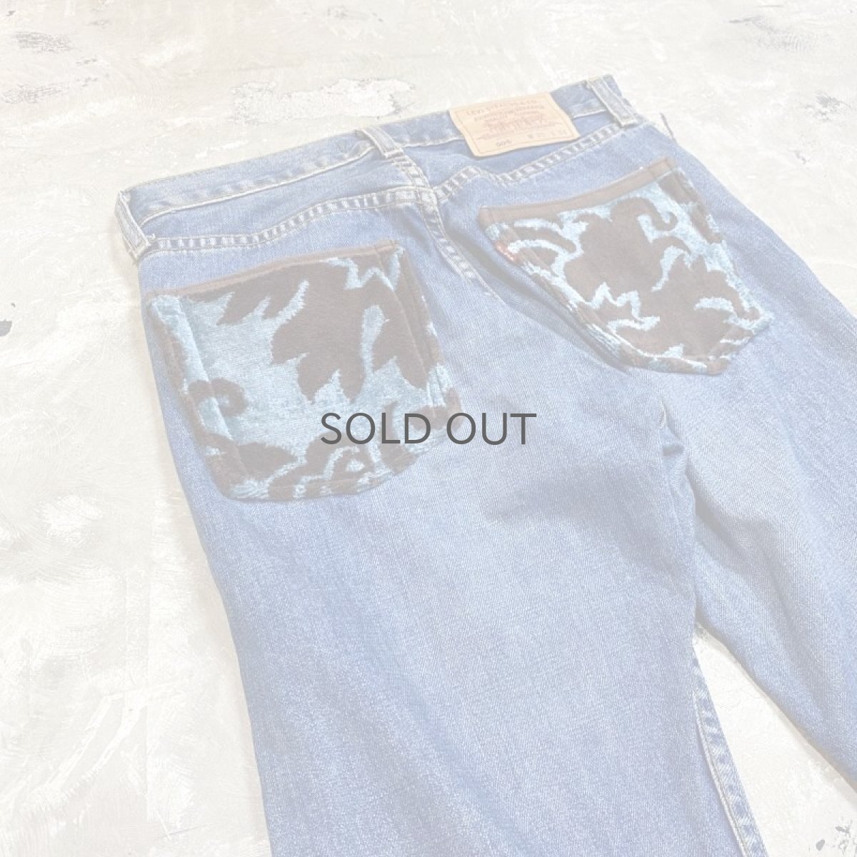 画像9: 【Wiz&Witch】SIDE ORIENTAL WIDE DENIM PANTS / W30 (9)