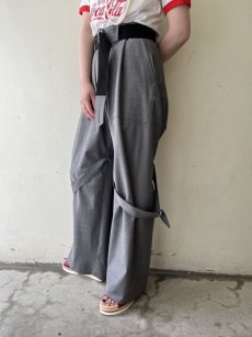 画像12: 【WONDERGROUND】NEO BONDAGE WIDE PANTS / OS (12)