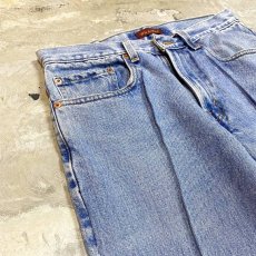 画像3: 【Wiz&Witch】SIDE ORIENTAL WIDE DENIM PANTS / W32 (3)