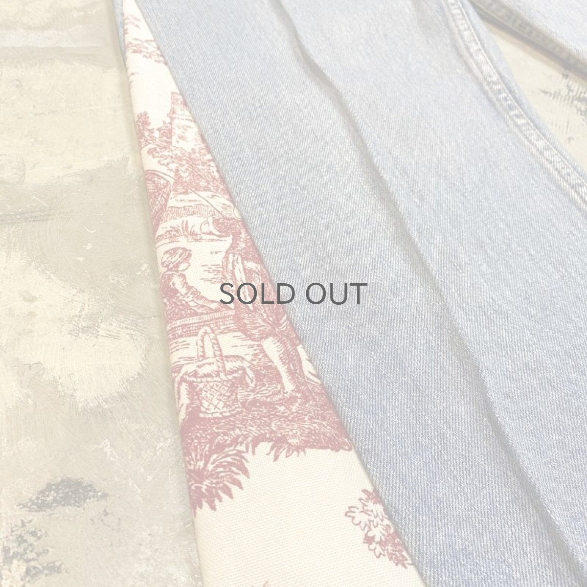 画像5: 【Wiz&Witch】SIDE ORIENTAL WIDE DENIM PANTS / W32 (5)