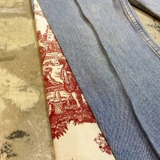 画像5: 【Wiz&Witch】SIDE ORIENTAL WIDE DENIM PANTS / W32 (5)