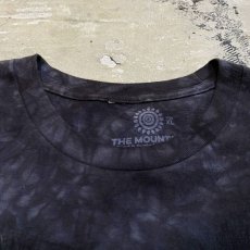 画像9: BLACK LEOPARD PRINTED TIE DYE PATTERN S/S TEE / Mens XL (9)