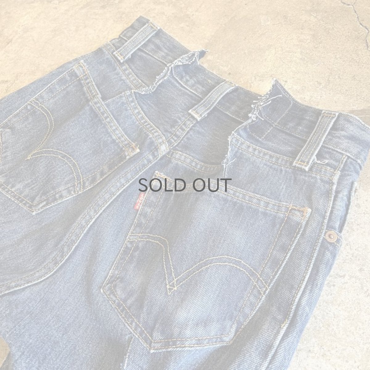 画像9: 【Wiz&Witch】FLARE CUT DENIM PANTS / W29 (9)