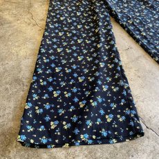 画像5: COLOR FLORAL PATTERN DESIGN PANTS / W25~W29 (5)