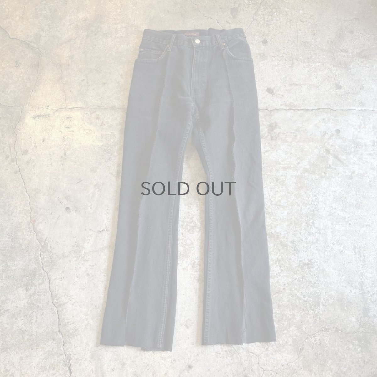 画像1: 【Wiz&Witch】FLARE CUT DENIM PANTS / W29 (1)