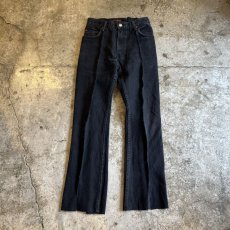 画像1: 【Wiz&Witch】FLARE CUT DENIM PANTS / W29 (1)