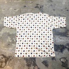 画像2: OLD FLORAL PATTERN POCKET S/S TEE / Mens L (2)