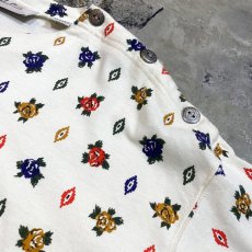 画像4: OLD FLORAL PATTERN POCKET S/S TEE / Mens L (4)