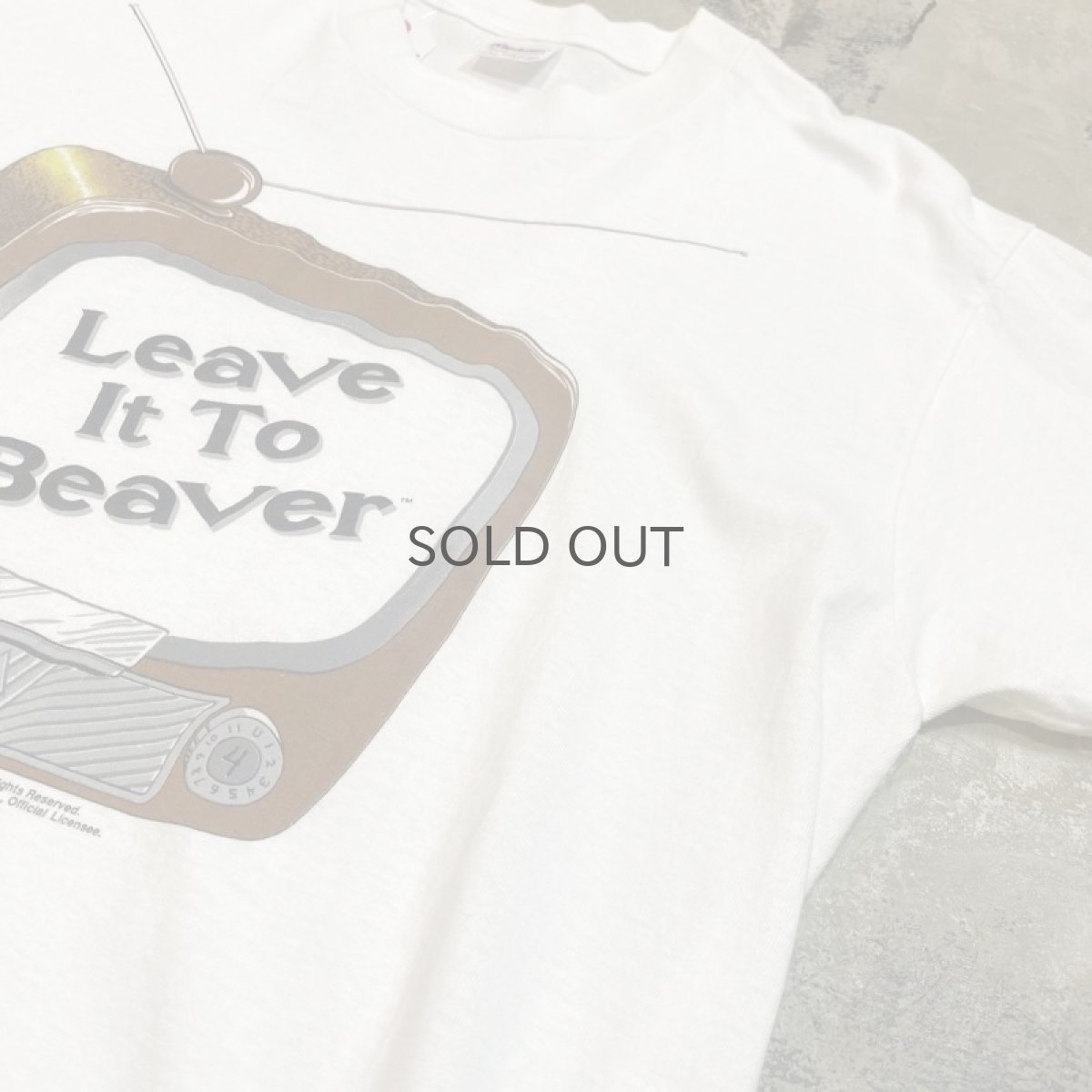 画像4: 80's "LEAVE IT TO BEAVER" TV SHOW S/S TEE / Mens L / MADE IN USA (4)