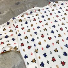 画像9: OLD FLORAL PATTERN POCKET S/S TEE / Mens L (9)