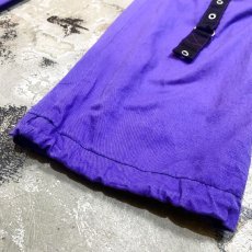 画像8: 2WAY GIMMICK PURPLE COLOR BONDAGE PANTS / W35 (8)