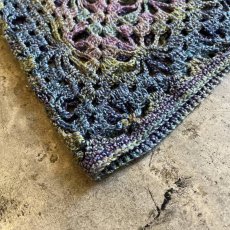 画像3: MIX COLOR PATTERN CROCHET DESIGN VEST / Ladies M (3)