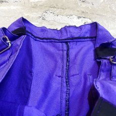 画像10: 2WAY GIMMICK PURPLE COLOR BONDAGE PANTS / W35 (10)