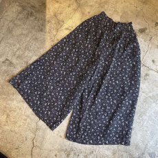 画像4: FLORAL PATTERN BIG WIDE PANTS / W26~W29 (4)