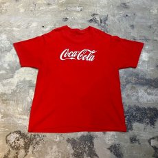 画像1: "COCA COLA" LOGO PRINTED S/S TEE / Mens L (1)