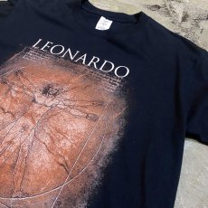 画像4: "LEONARDO DA VINCI" PRINT ART S/S TEE / Mens M (4)