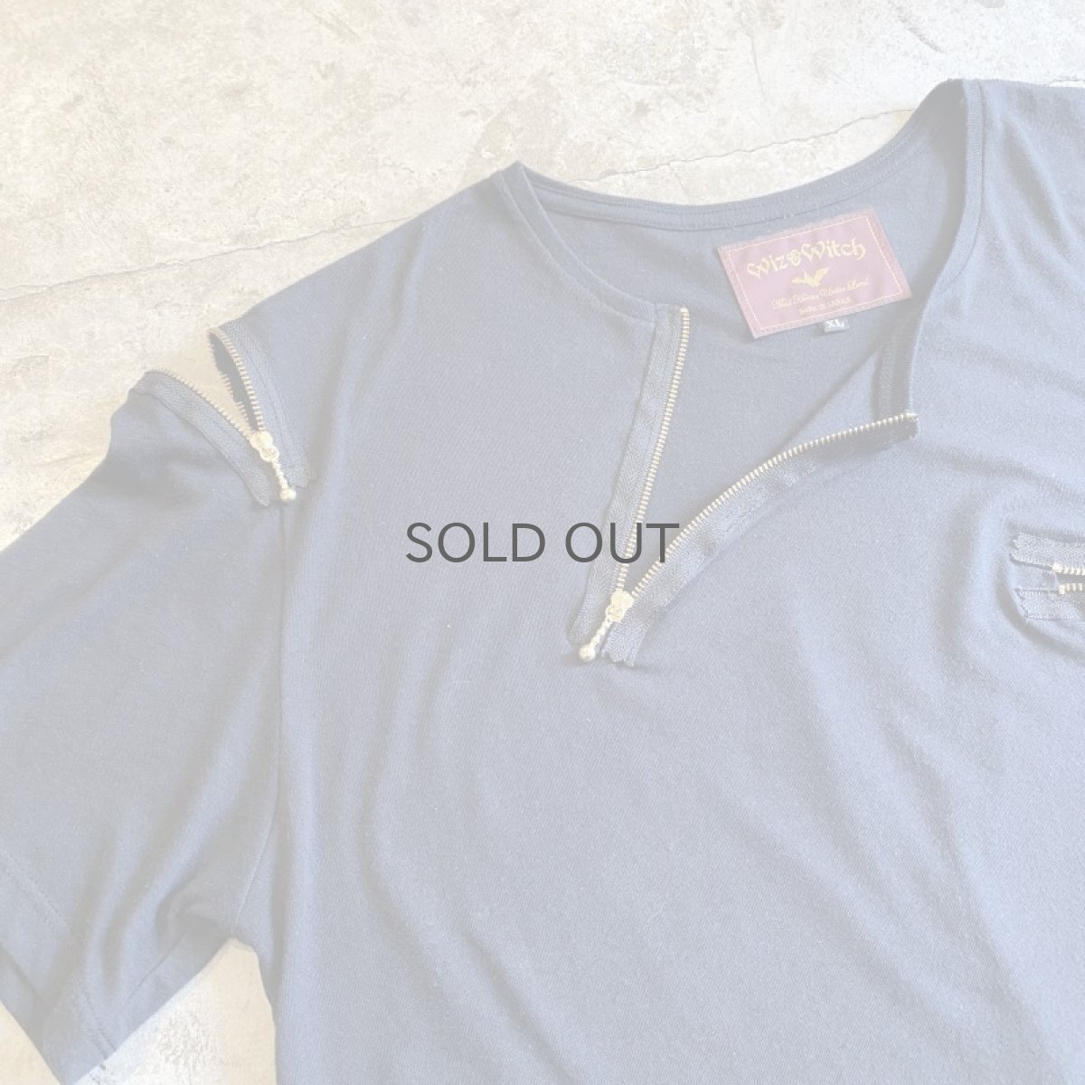 画像5: 【Wiz&Witch】"WEIRD" FIVE ZIP TEE / XL (5)