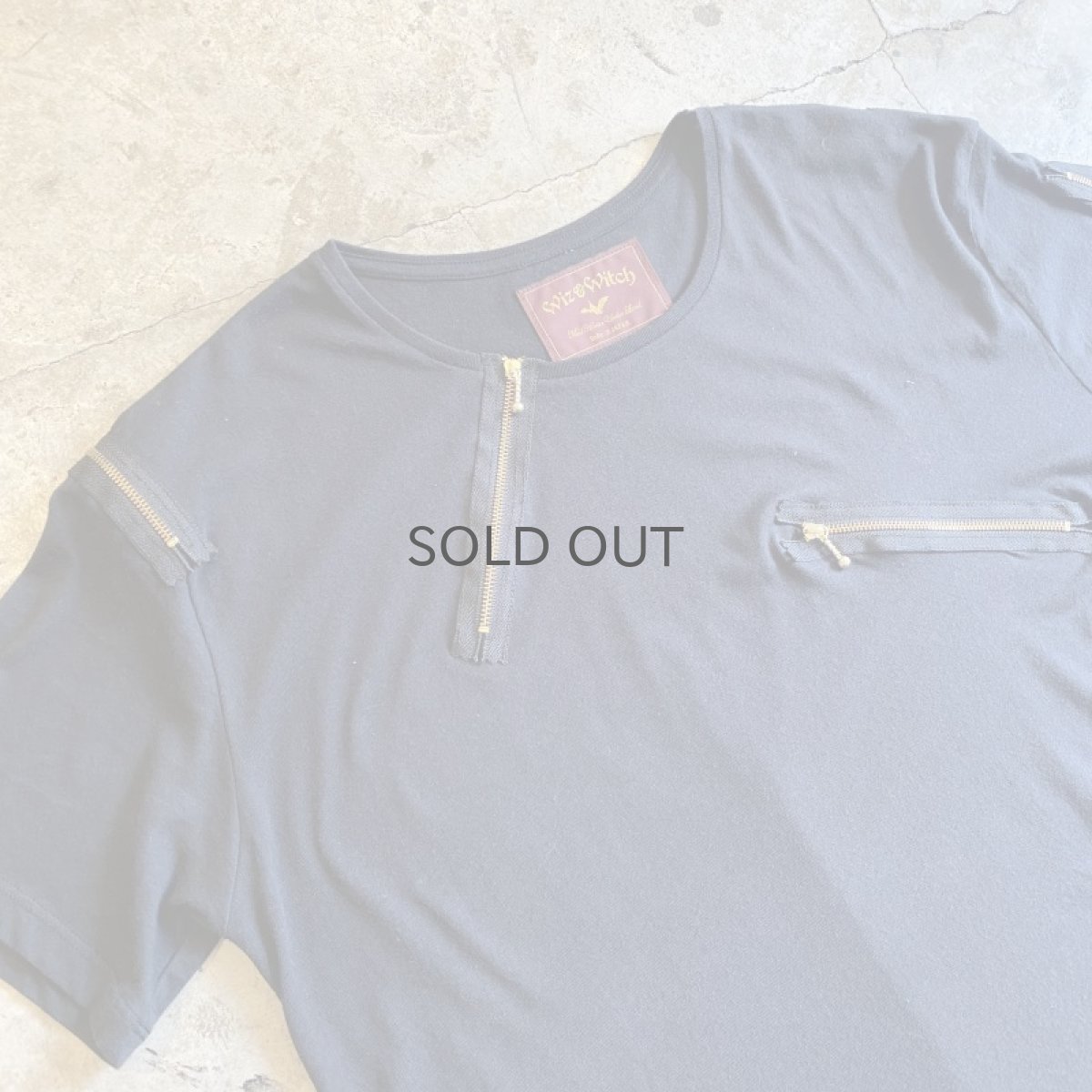 画像3: 【Wiz&Witch】"WEIRD" FIVE ZIP TEE / XL (3)