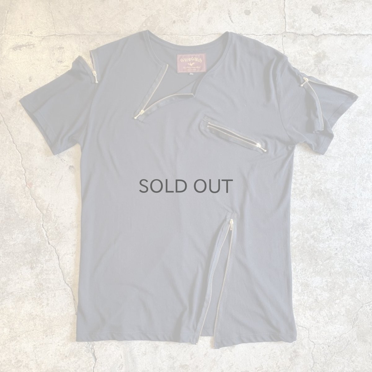 画像4: 【Wiz&Witch】"WEIRD" FIVE ZIP TEE / XL (4)