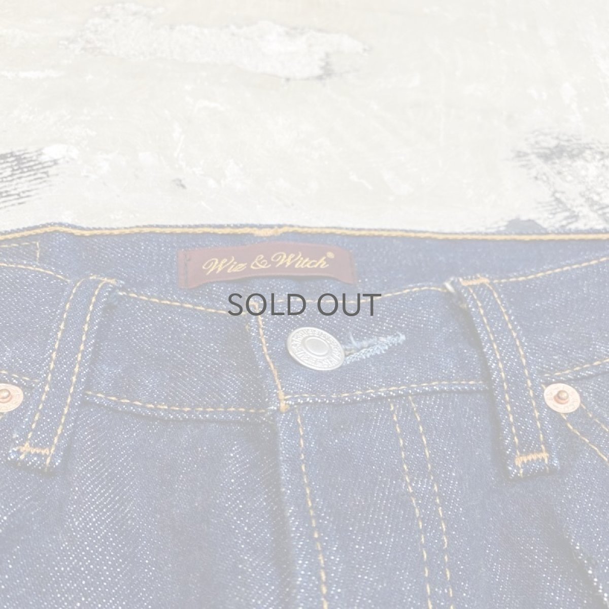 画像10: 【Wiz&Witch】SIDE ORIENTAL WIDE DENIM PANTS / W30 (10)