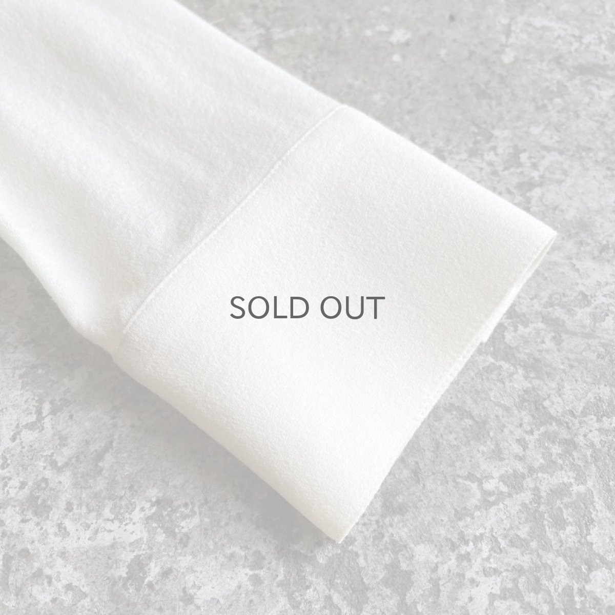 画像6: FRONT PLEATS DESIGN STAND COLLAR STRETCH L/S SHIRT / Ladies M (6)