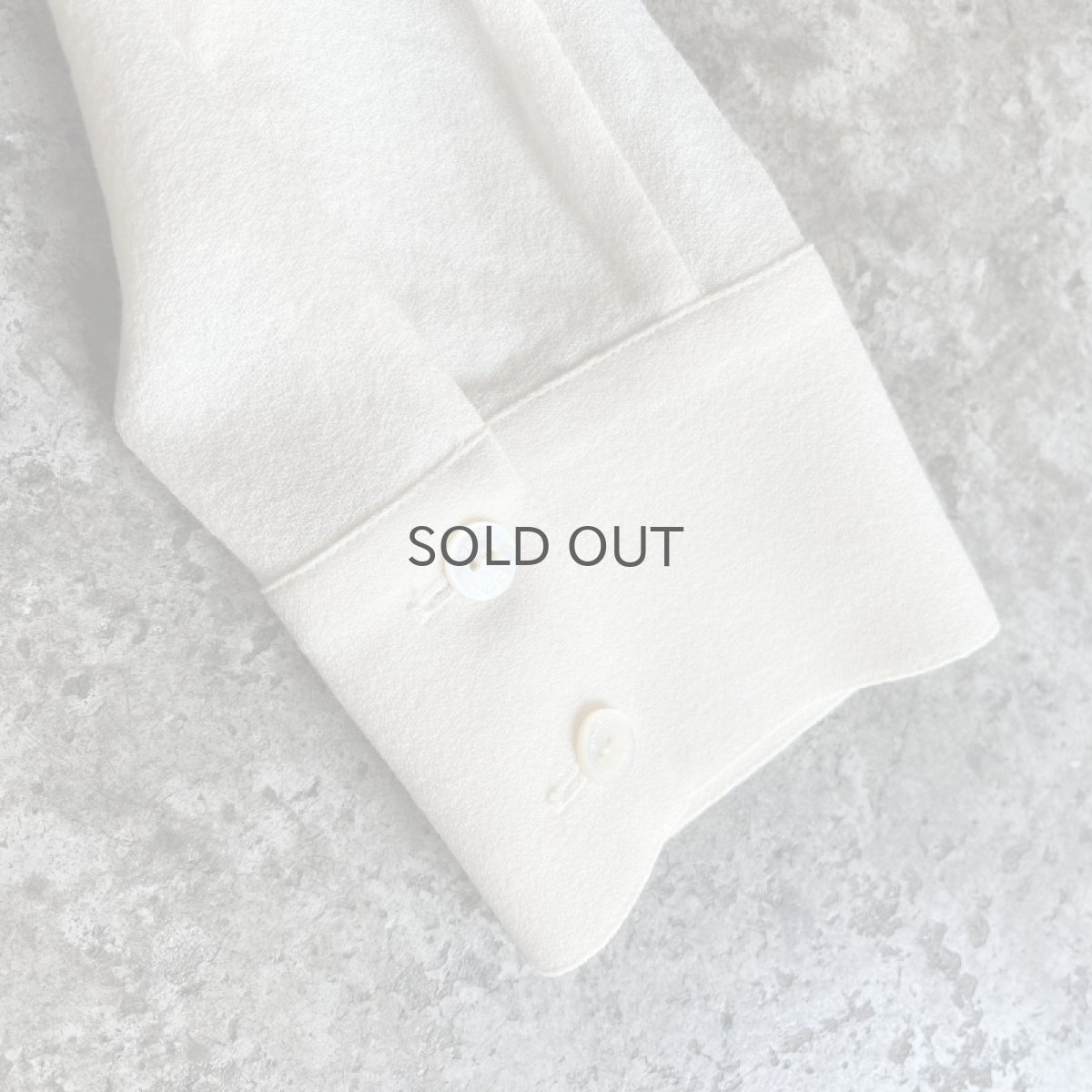 画像7: FRONT PLEATS DESIGN STAND COLLAR STRETCH L/S SHIRT / Ladies M (7)