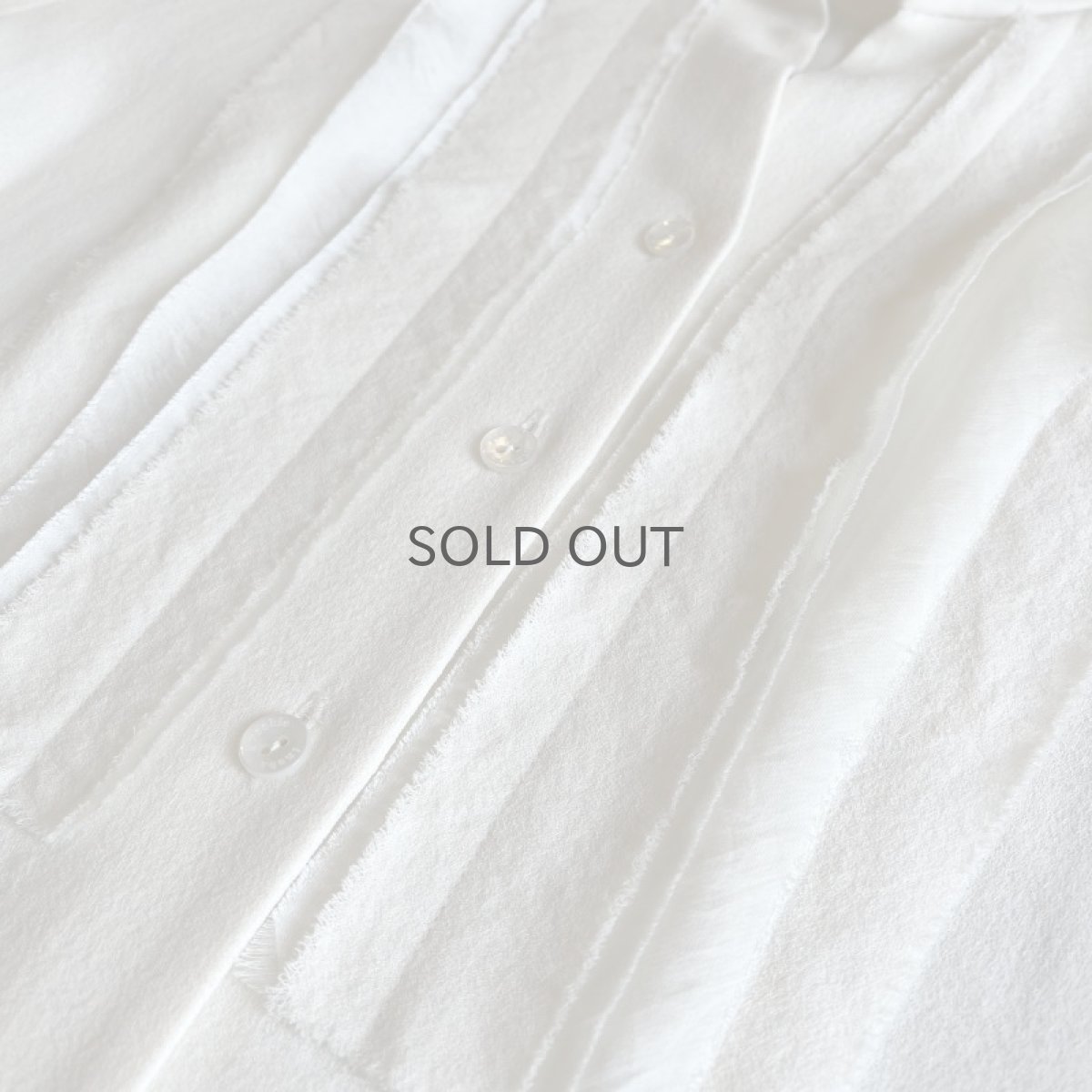 画像12: FRONT PLEATS DESIGN STAND COLLAR STRETCH L/S SHIRT / Ladies M (12)