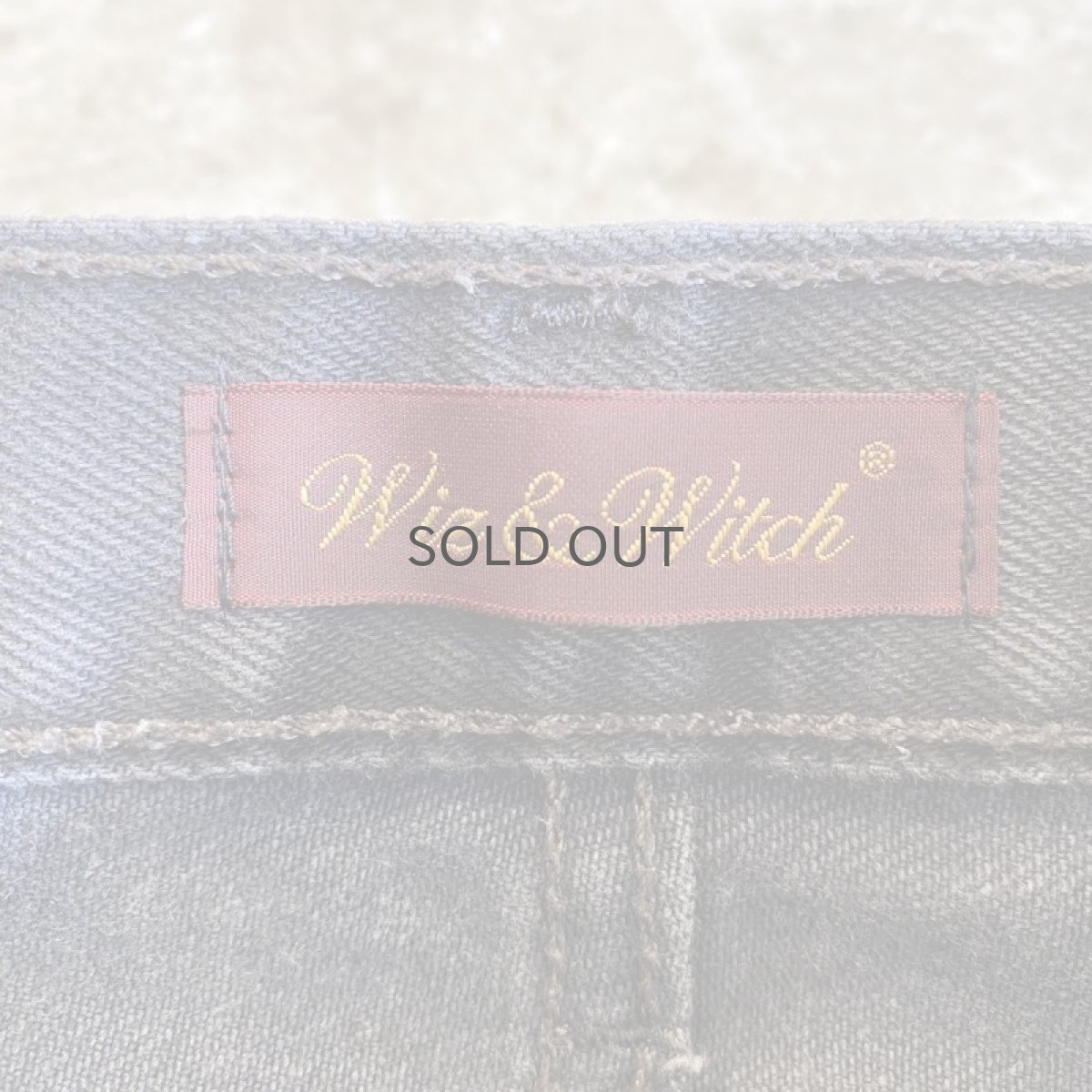 画像11: 【Wiz&Witch】FLARE CUT DENIM PANTS / W29 (11)