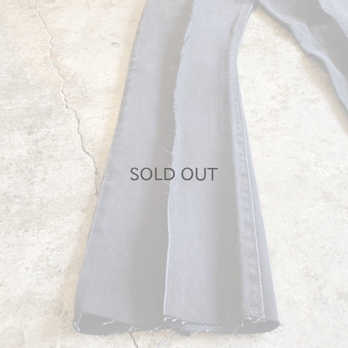 画像7: 【Wiz&Witch】FLARE CUT DENIM PANTS / W29 (7)