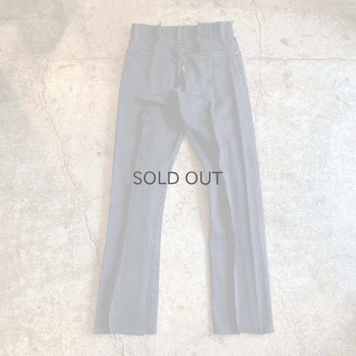 画像2: 【Wiz&Witch】FLARE CUT DENIM PANTS / W29 (2)