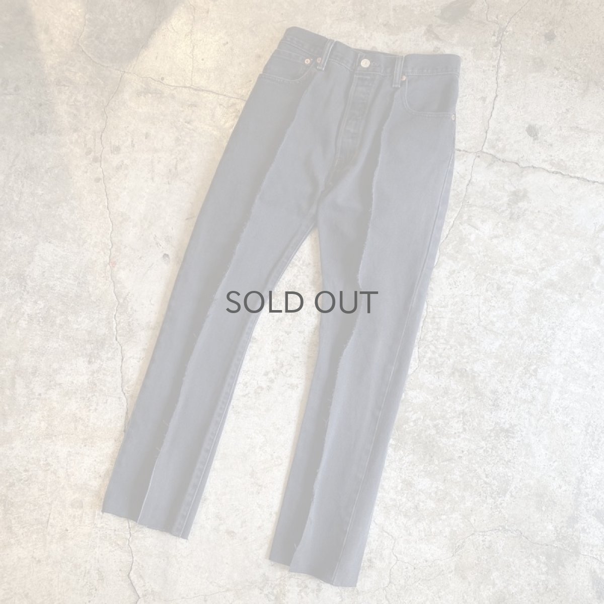 画像4: 【Wiz&Witch】FLARE CUT DENIM PANTS / W29 (4)