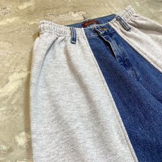 画像3: 【Wiz&Witch】TWINS SWEAT × DENIM WIDE PANTS / OS (3)