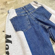 画像9: 【Wiz&Witch】TWINS SWEAT × DENIM WIDE PANTS / OS (9)