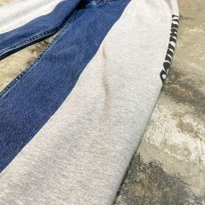 画像6: 【Wiz&Witch】TWINS SWEAT × DENIM WIDE PANTS / OS (6)