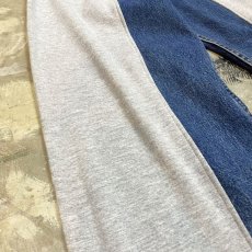 画像5: 【Wiz&Witch】TWINS SWEAT × DENIM WIDE PANTS / OS (5)