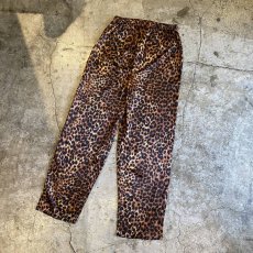 画像4: ALL OVER LEOPARD PATTERN LUSTER PANTS / W25~W33 (M) (4)