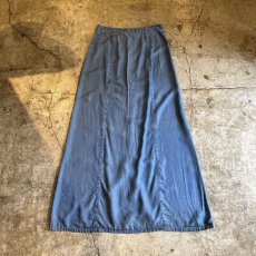 画像2: FRONT BUTTON OPEN DESIGN LONG SKIRT / W30(6) (2)