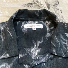 画像10: ARTISTIC GRAPHIC PATTERN S/S SHEER SHIRT / Mens M (10)