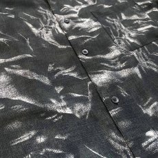 画像5: ARTISTIC GRAPHIC PATTERN S/S SHEER SHIRT / Mens M (5)