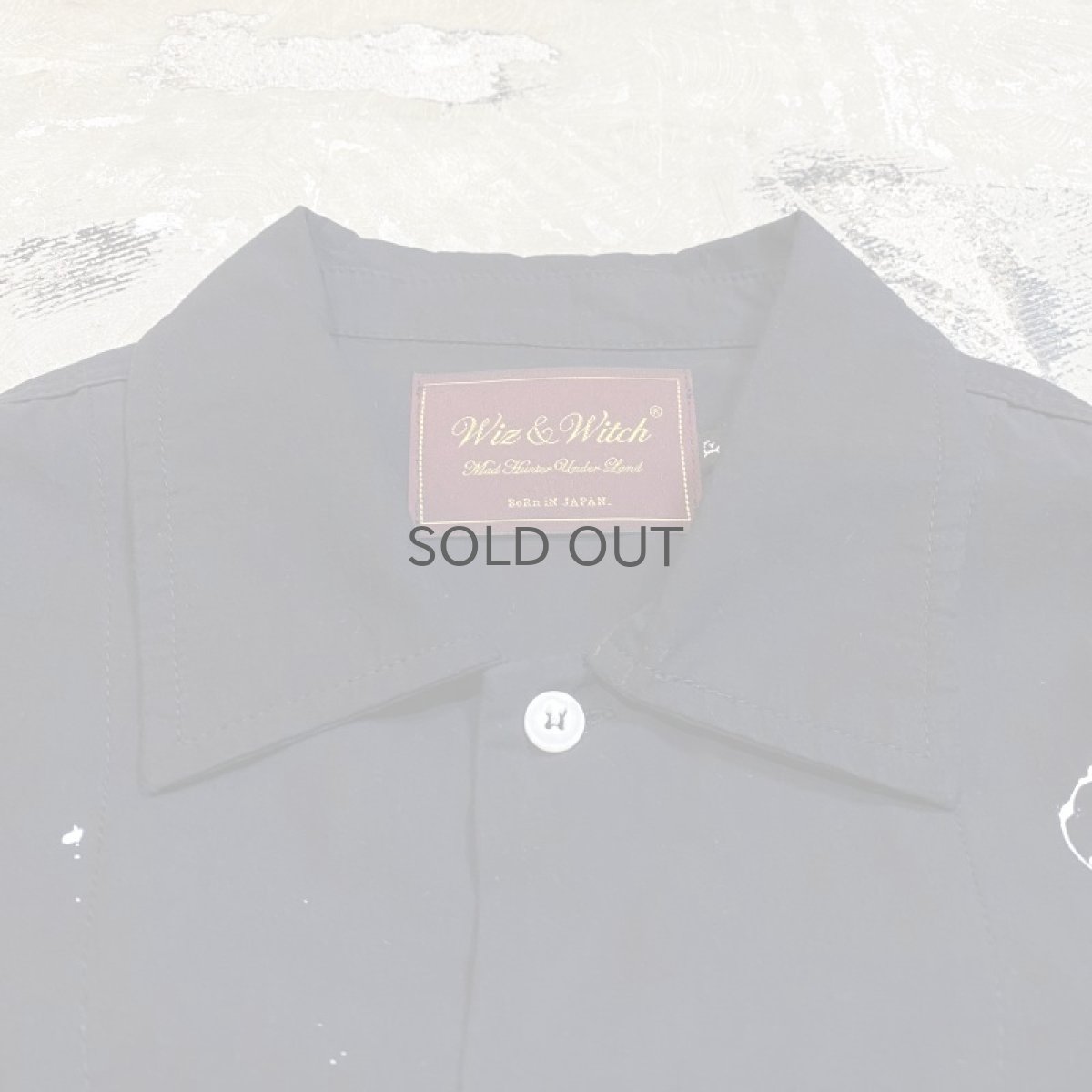 画像10: 【Wiz&Witch】"CANVAS" SPLASH S/S WIDE SHIRT / OS (10)