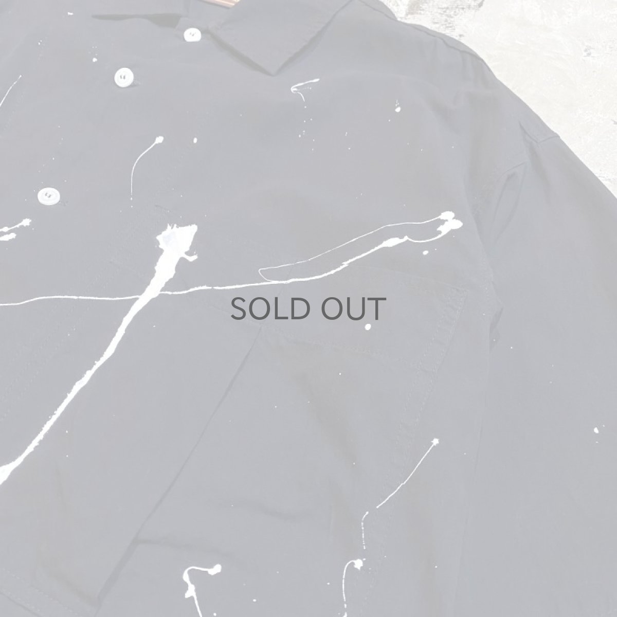 画像4: 【Wiz&Witch】"CANVAS" SPLASH S/S WIDE SHIRT / OS (4)