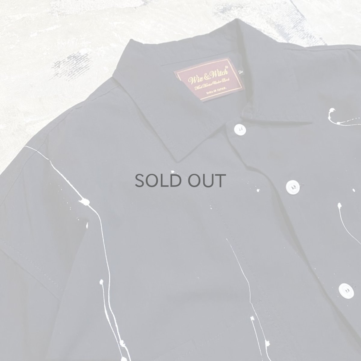 画像3: 【Wiz&Witch】"CANVAS" SPLASH S/S WIDE SHIRT / OS (3)