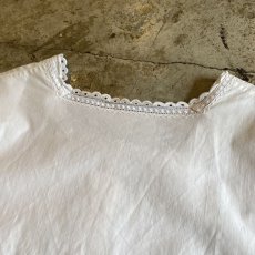 画像9: OLD SQUARE NECK DESIGN S/S BLOUSE / Ladies M (9)