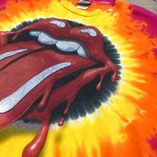 画像4: LIQUID BLUE "ROLLING STONES" TIE DYE N/S TEE / Mens XL / MADE IN USA (4)