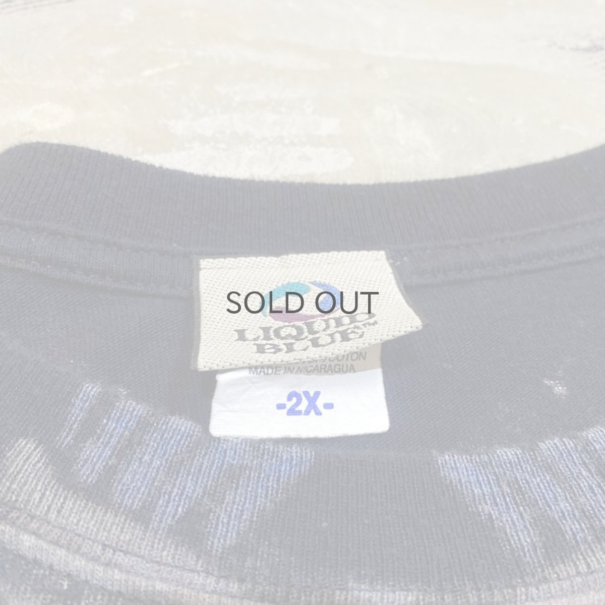 画像10: 【LIQUID BLUE】FLAME SKULL PRINTED S/S TEE / Mens 2X (10)