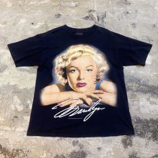 画像1: 90's "MARILYN MONROE" COLOR FACE S/S TEE / Mens XL / MADE IN USA (1)